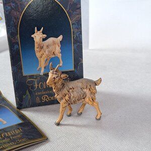 Fontanini Roman THE GOAT Heirloom Nativity Box Story Card Italy 52532